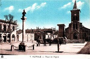 AUMALE - PLACE DE L'EGLISE 